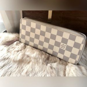 Louis Vuitton Damier Azur Clemence Wallet